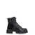 Tory Burch TORY BURCH MILLER LEATHER COMBAT BOOTS BLACK