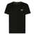 Dolce & Gabbana Dolce & Gabbana Cotton T-Shirt With Metal Plaque Featuring Front Logo Black