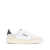 AUTRY Autry Sneakers Medalist Low In Suede And White Leather Blue Heel WHITE