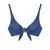 Jimmy Choo Jimmy Choo Logo All Over Triangle Bikini Top BLUE