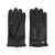 KITON KITON Leather gloves Black