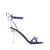 Valentino Garavani VALENTINO GARAVANI Chain 1967 patent sandals Purple