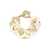Patou Patou Logo-Engraved Coin Bracelet GOLDEN