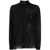 GCDS GCDS Embroidered oversized shirt Black