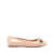 Salvatore Ferragamo Salvatore Ferragamo Varina Leather Ballet Flats POWDER