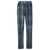 WALES BONNER Wales Bonner Miles Tie-Dye Denim Jeans BLUE