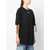 Jean Paul Gaultier JEAN PAUL GAULTIER Logo oversized organic cotton t-shirt Black