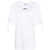 Jean Paul Gaultier JEAN PAUL GAULTIER Logo oversized organic cotton t-shirt White