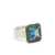 HATTON LABS HATTON LABS Crown stone ring CLEAR BLUE
