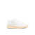 Jil Sander JIL SANDER COW LEATHER AND FABRIC MESH MID CUT SNEAKERS SHOES WHITE