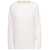 Allude White Cable-Knit Sweater in Cashmere Woman White