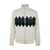 Fred Perry FRED PERRY FP DIAMOND INTARSIA CARDIGAN CLOTHING WHITE
