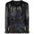 AVANT TOI Avant Toi Liquid Art Effect Round Neck Pullover With Destroyed Edges Clothing Blue