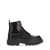 Dolce & Gabbana DOLCE & GABBANA ANKLE BOOT WITH LOGO PLAQUE BLACK
