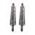 RABANNE Rabanne 'Pixel Flow' Earrings SILVER