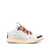 Lanvin Lanvin Curb Sneakers In Calf Leather With Multicolor Laces WHITE