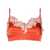 Stella McCartney Stella McCartney Triangle Lace Bra RED