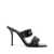 Alexander McQueen Alexander McQueen Punk Double Buckle Leather Sandals Black