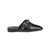 Balenciaga Balenciaga Cosy Cagole Leather Slippers Black