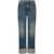 Alexander McQueen ALEXANDER MCQUEEN High waisted denim jeans BLUE