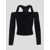 Alexander McQueen Alexander McQueen Long Sleeve Halter Neck Top Black