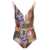 ZIMMERMANN Multicolor Swimsuit With All-Over Paisley Motif And Belt In Stretch Polyamide Woman MULTICOLOR