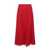 Gucci Gucci Silk Midi Skirt RED