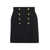 Gucci Gucci Silk Crepe Skirt Black