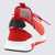 Tom Ford TOM FORD RED CANVAS, WHITE AND BLACK LEATHER ALCANTARA SNEAKERS WHITE