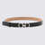 Salvatore Ferragamo Salvatore Ferragamo Black Leather Gancini Belt Black