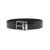 Dolce & Gabbana Dolce & Gabbana Calf Leather Belt With Silver Buckle And Logo Black