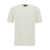 Tom Ford White Crewneck T-Shirt With Ribbed Trim In Lyocell Blend Man WHITE