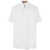 Burberry Burberry logo-embroidered cotton shirt WHITE