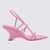 GIA BORGHINI Gia Borghini Pink Leather 26 Sandals PINK