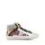 Philippe Model Philippe Model High-Top 'Prsx' Leather Sneakers With Leopard Print MULTICOLOUR