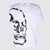 Alexander McQueen Alexander McQueen White Cotton Watercolour Skull T-Shirt WHITE