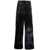 DARKPARK 'Daisy' Black Oversized Tie-Dye Pants in Gabardine Woman Darpark Black