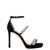 Jimmy Choo Black Bing Sandals With Crustal Embellishment In Leather Woman Black