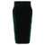 Alexandre Vauthier Alexandre Vauthier Velvet Midi Skirt GREEN