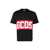 GCDS Gcds Logo Cotton T-Shirt Black