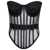 Dolce & Gabbana Black Corset Top with Boning and Sweetheart Neckline in Polyamide Woman BLACK