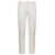 Kenzo White 5-Pocket Slim Jeans with Logo Patch in Stretch Cotton Denim Man White