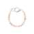 HATTON LABS Silver Bracelet With Mixed Pink Freshwater Pearls Woman Pink