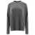 Jil Sander Grey Ribbed Pullover In Cashmere Woman GREY
