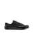 Jil Sander Black Lace-Up Low Top Sneakers in Canvas Man Black