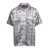NEEDLES Silver Bowling Shirt with All-Over Floreal Print in Cupro Man GREY