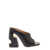 Off-White Pop Meteor Mules In Black Leather Woman BLACK