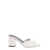 Paris Texas 'Anja' White Mules with Block Heel in Patent Leather Woman White