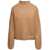 A.P.C. Beige Mock Neck Sweater With Embroidered Logo In Wool Woman Beige