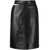 Fendi FENDI Leather midi skirt BLACK